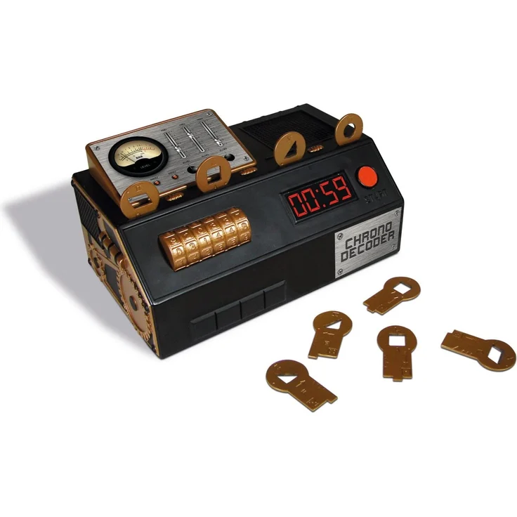 Noris 'Escape Room - Das Spiel' Denkspiel, ab 16 Jahren, 2 - 5 Spieler, ca. 60 min Spielzeit, inkl. 4 Fällen und Chrono Decoder – Bild 4