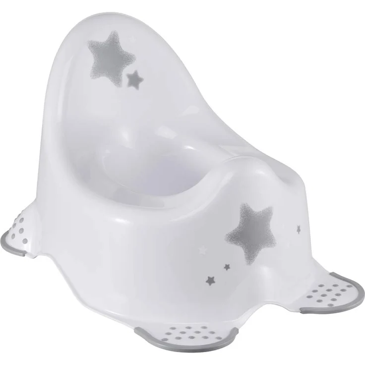 keeeper Stars Babytopf, Ab ca. 18 Monate bis ca. 3 Jahren, Anti-Rutsch-Funktion, Adam, Weiß – Bild 1