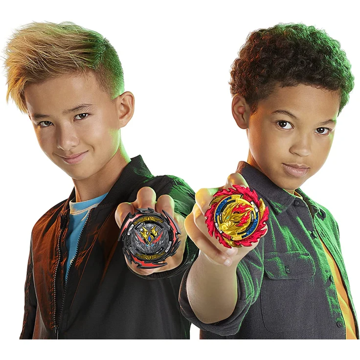 Hasbro Beyblade Burst QuadDrive Cosmic Vector Battle Set − Beystadium-Arena, 2 Kreisel und 2 Starter, für Kinder ab 8 Jahren, Multi – Bild 5