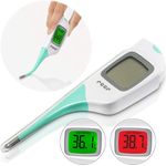 Reer Digitales Fieberthermometer ColourTemp für Babys mit großem Display und farbigem Fieber-Warner