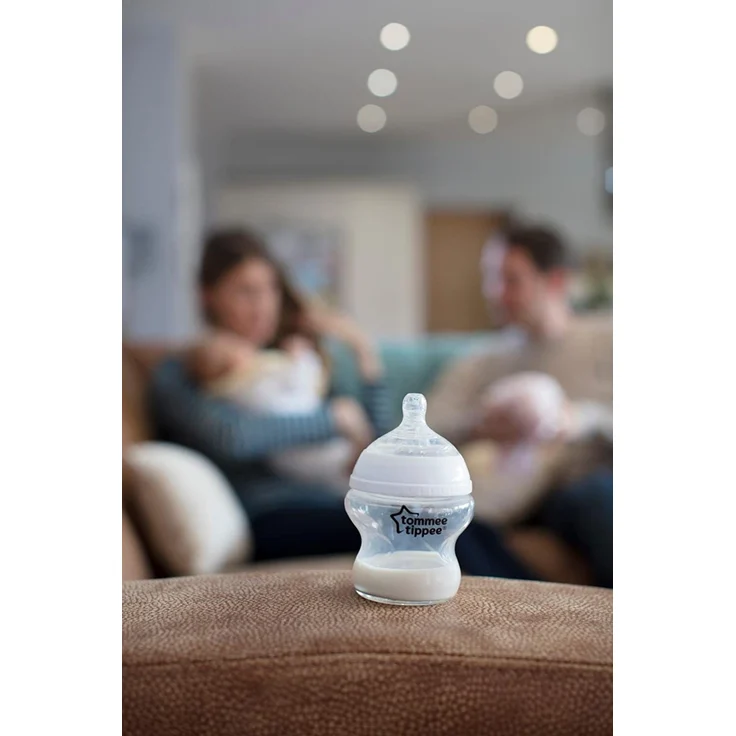 Tommee Tippee Babyflasche Closer to Nature, Ventil Anti-Kolik, Weicher Sauger, 0+ Monate, 150ml – Bild 5