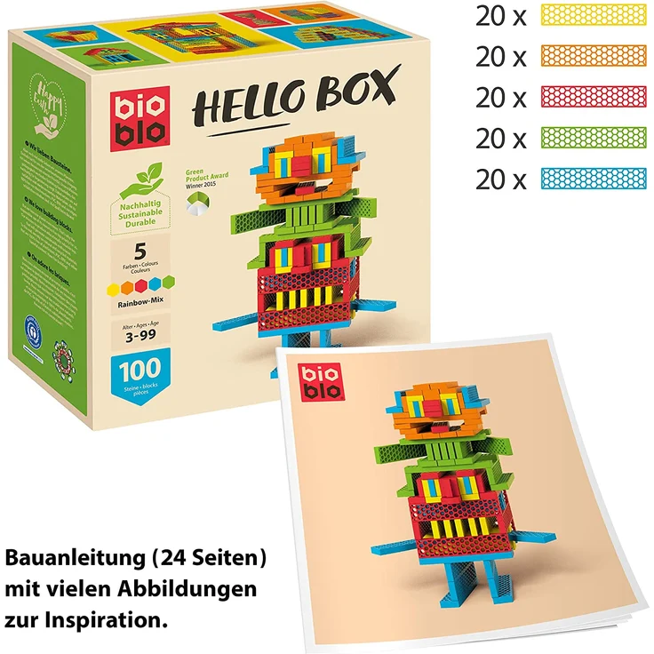 Bio Blo 64025 Hello Box Rainbow Mix – Bild 4
