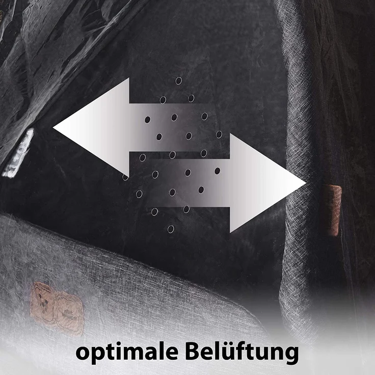 ABC Design Universal Regenschutz – für Kinderwagen mit Babywanne & Sportsitz – Schadstofffrei – Farbe: transparent – Bild 5