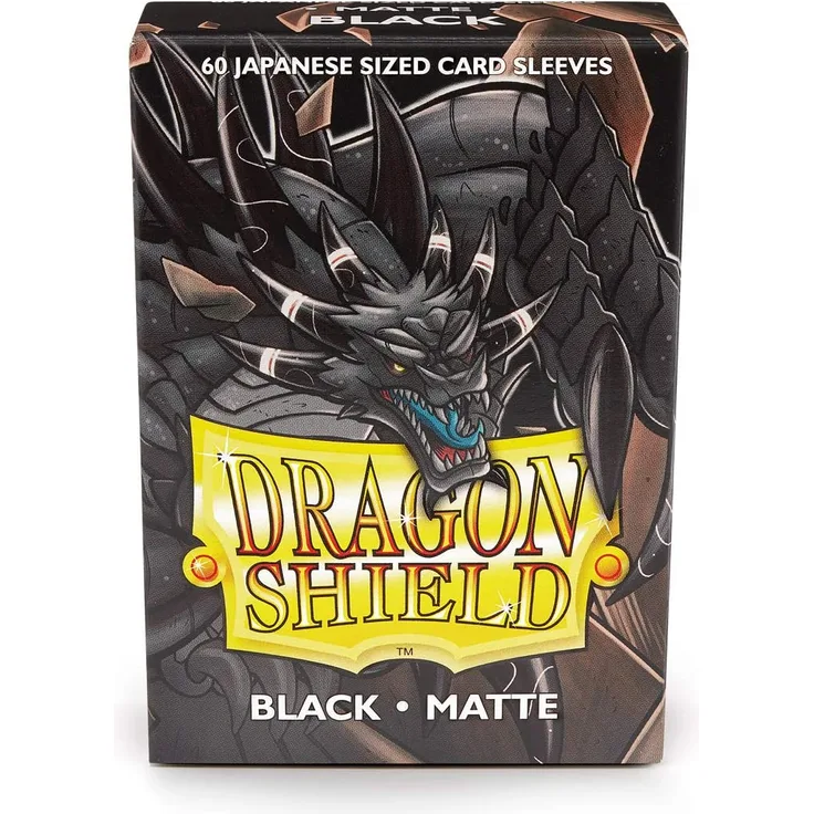 Arcane Tinmen ApS ART11102 - Dragon Shield: Japanese Matte black, 60 Stück