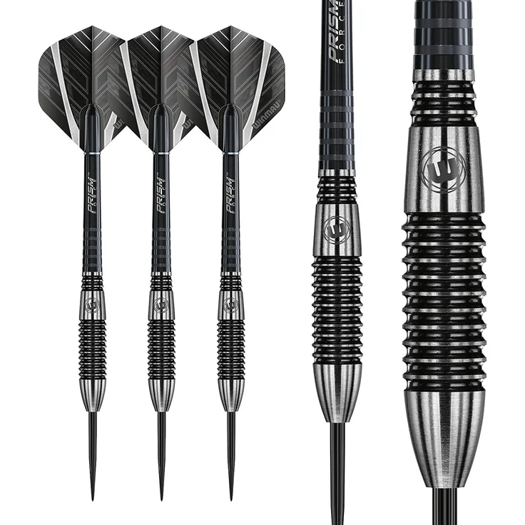 WINMAU Blackout 2: 26g Profi Wolfram Steeltip Dartpfeile Set mit Flights und Schäfte – Bild 5