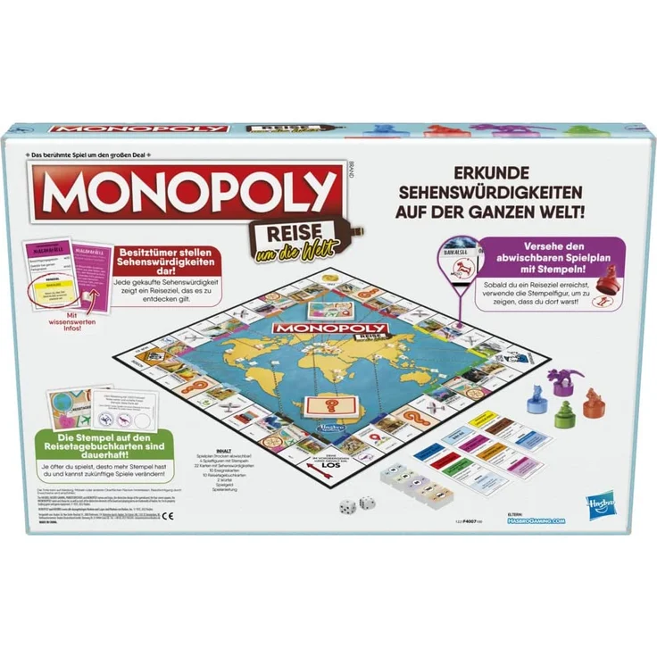 Hasbro - Monopoly Reise um die Welt – Bild 6