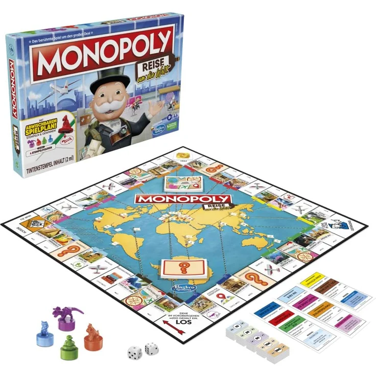 Hasbro - Monopoly Reise um die Welt – Bild 2