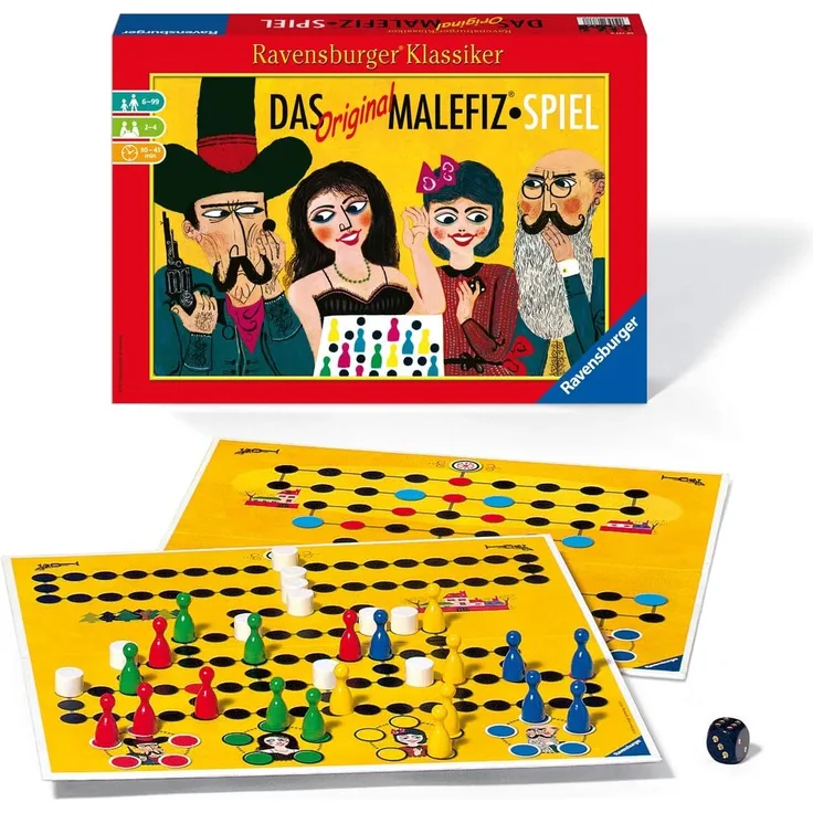 Ravensburger Familienspiel Das Original Malefiz®-Spiel
