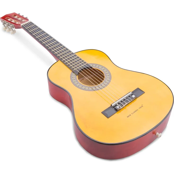 New Classic Toys - 10304 - Musikinstrument - Spielzeug Holzgitarre - Deluxe - Naturell, Kinder (Unisex) – Bild 3