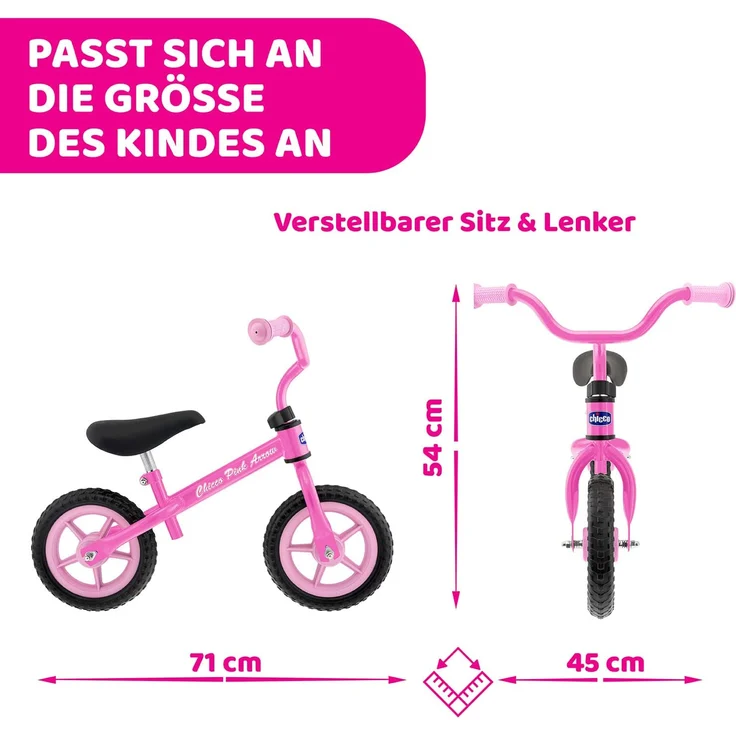 Chicco - 00001716100000 - Laufrad - 2-5 Jahre alt _Rosa – Bild 3