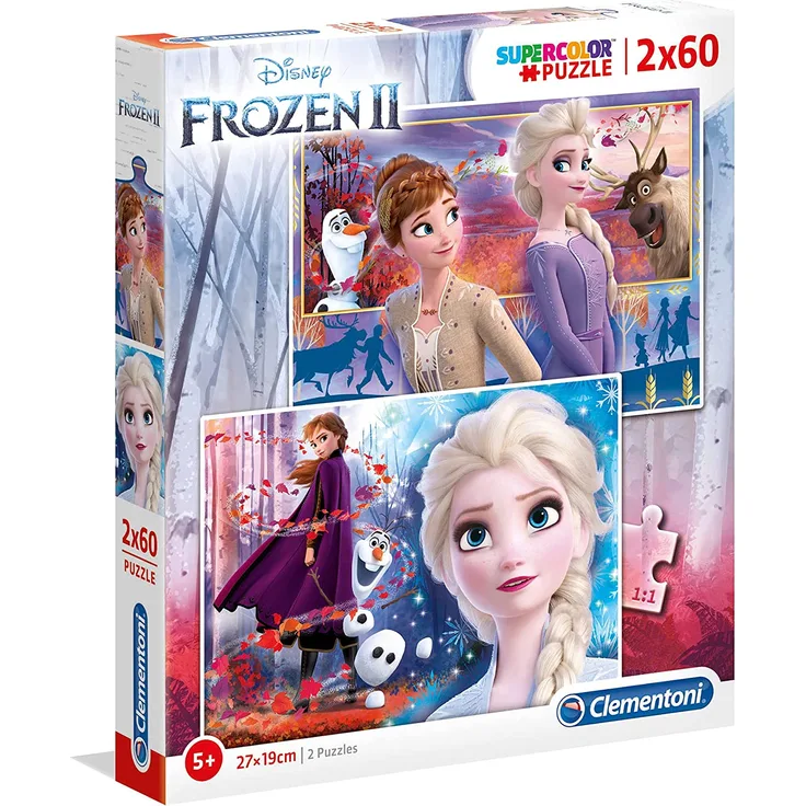 Clementoni Frozen 2 Puzzle 2 Puzzle 2 Puzzles 60 Teile