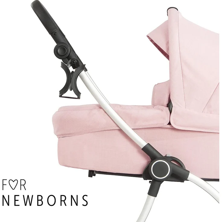 hauck Kinderwagenaufsatz Colibri Melange Rose – Bild 4