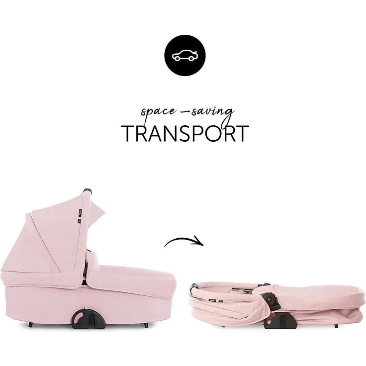 hauck Kinderwagenaufsatz Colibri Melange Rose – Bild 9