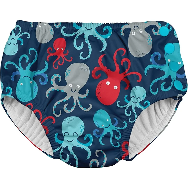 Iplay Swim Diaper Badewindel Schwimmwindel Navy Octopus S 4,5-8kg – Bild 1