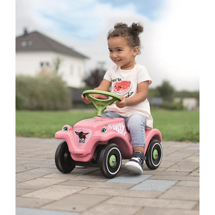 BIG 800056110 'Bobby-Car-Classic Flower' ab 12 Monaten, bis 50 kg belastbar, rosa – Bild 2