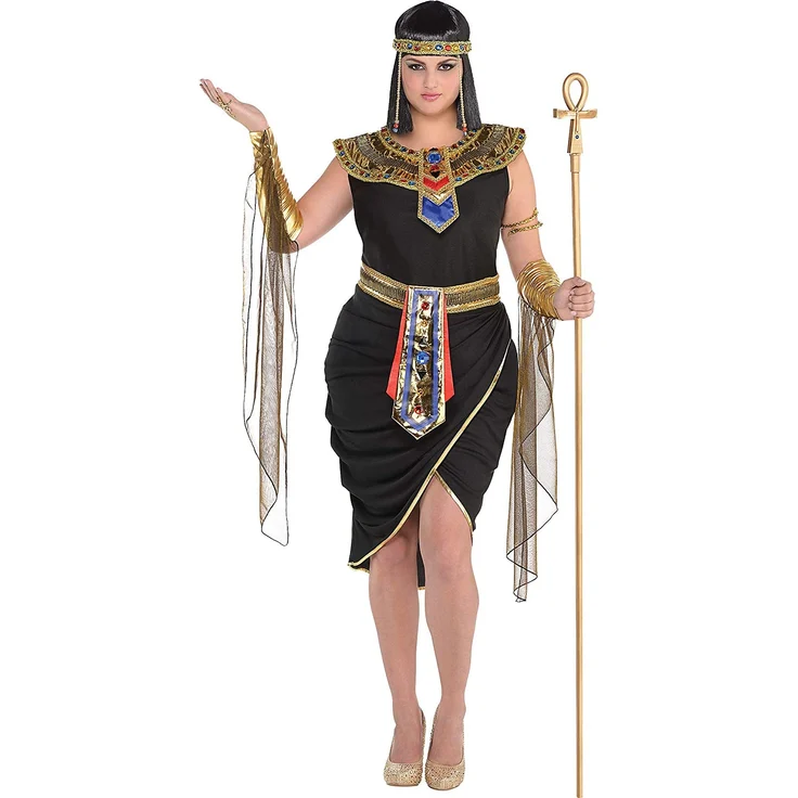 Amscan kleid Egyptian Queen PL schwarz Größe 46-48 – Bild 1