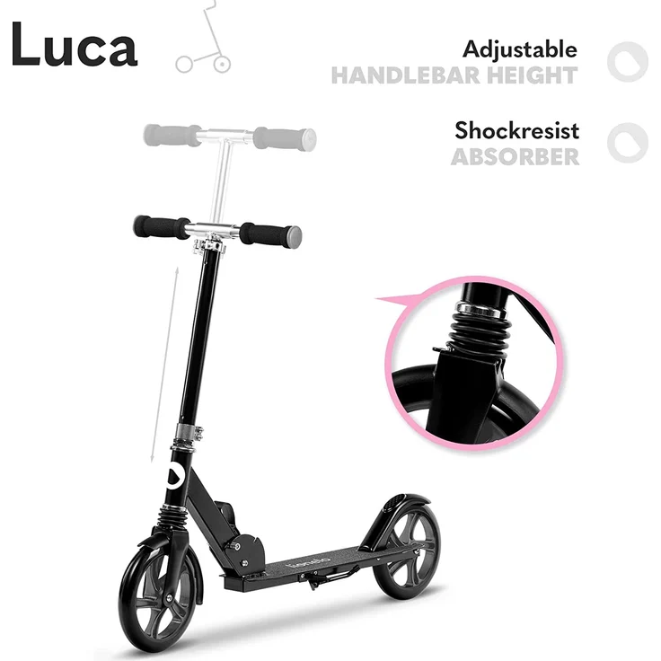 Lionelo Scooter Luca black – Bild 6