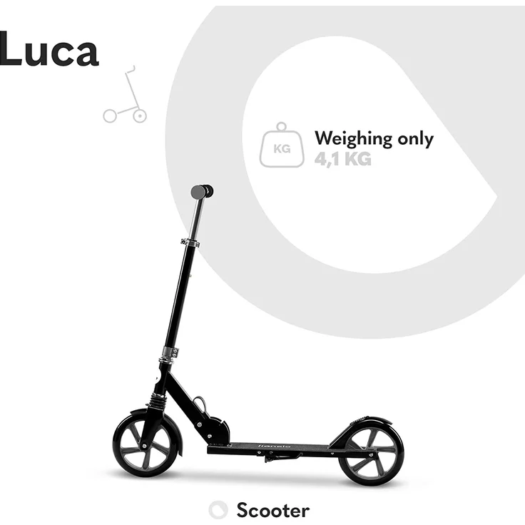 Lionelo Scooter Luca black – Bild 3