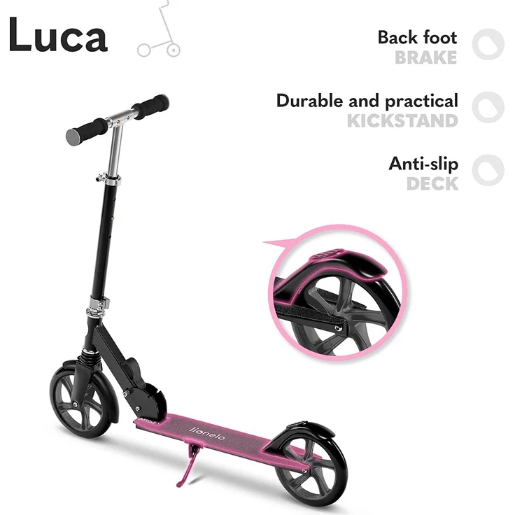 Lionelo Scooter Luca black – Bild 5
