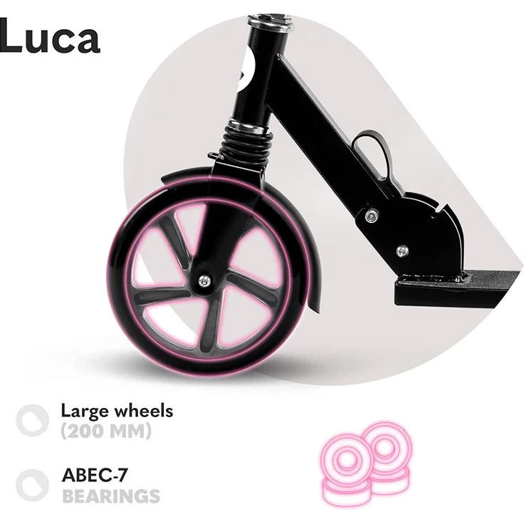 Lionelo Scooter Luca black – Bild 7