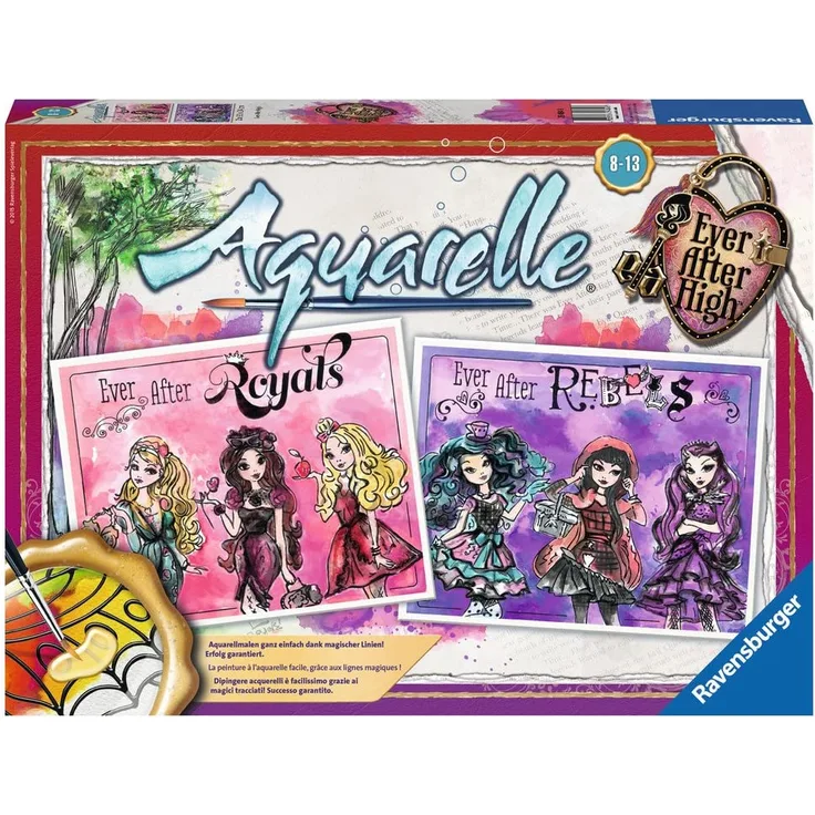 Ravensburger 29484 - Ever After High - Aquarelle Maxi, 30 x 24 cm
