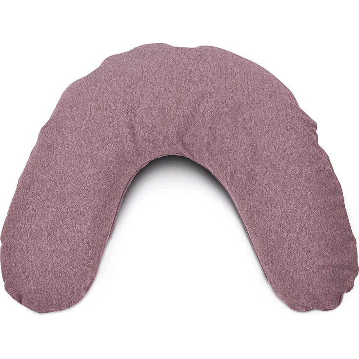 Theraline Nackenkissen (Füllung: Mikroperlen / Größe: mittel / Bezug: 155 Melange rosenholz - Bambus Jersey) – Bild 1