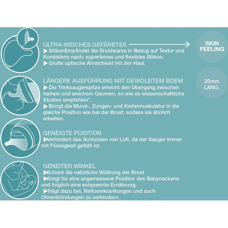 Suavinex Zero-Zero Anti-Kolik-Flasche,  0 Monate Langsamer Durchfluss 180 ml – Bild 8