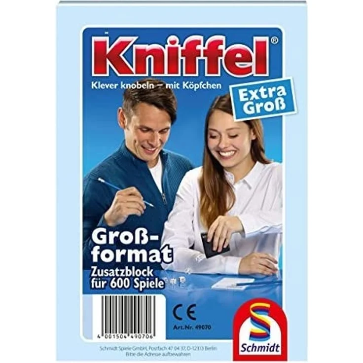 Schmidt Spiele - Kniffel - Großer Kniffelblock – Bild 1