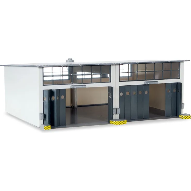 Herpa 745857 Military: Gebäudebausatz Reparaturhalle groß, 2-ständig