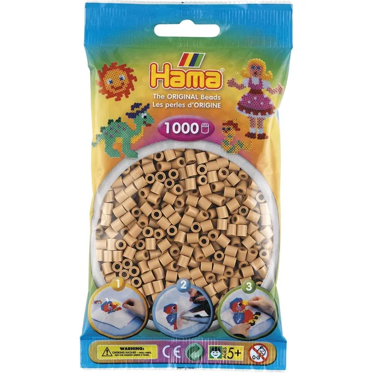Hama - Midi Sachet 1000 Perles Café Frappé N, 207-75