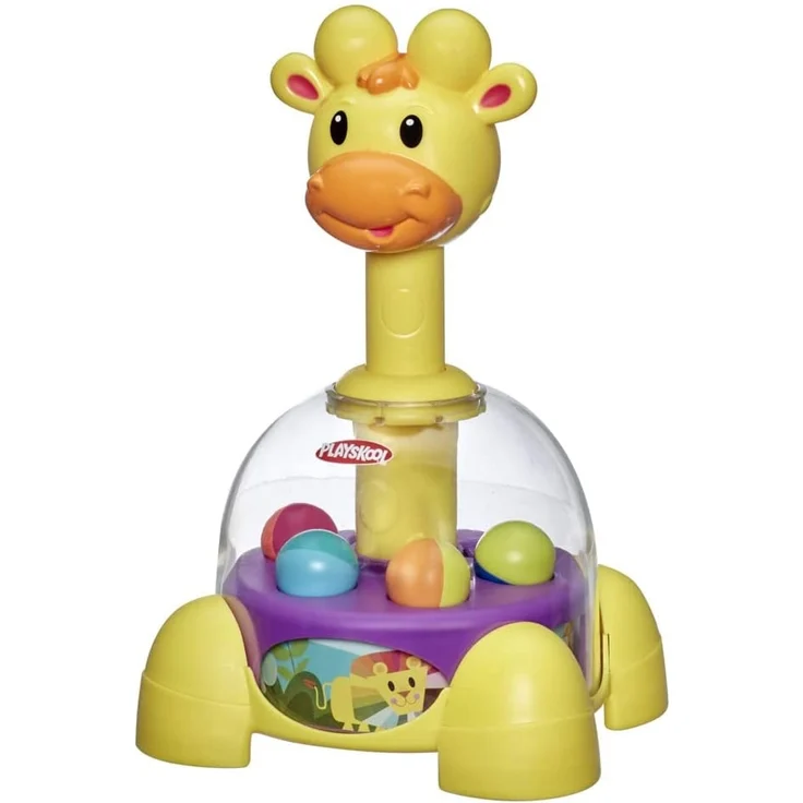 Playskool Kreiselspaß Giraffe, Spiel mit hüpfenden Bällen für Babys und Kleinkinder ab 1 Jahr (Amazon Exclusive) – Bild 1