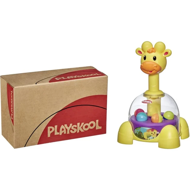 Playskool Kreiselspaß Giraffe, Spiel mit hüpfenden Bällen für Babys und Kleinkinder ab 1 Jahr (Amazon Exclusive) – Bild 2