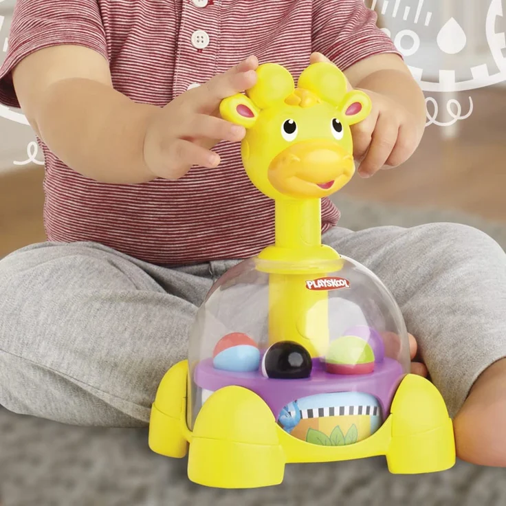 Playskool Kreiselspaß Giraffe, Spiel mit hüpfenden Bällen für Babys und Kleinkinder ab 1 Jahr (Amazon Exclusive) – Bild 4