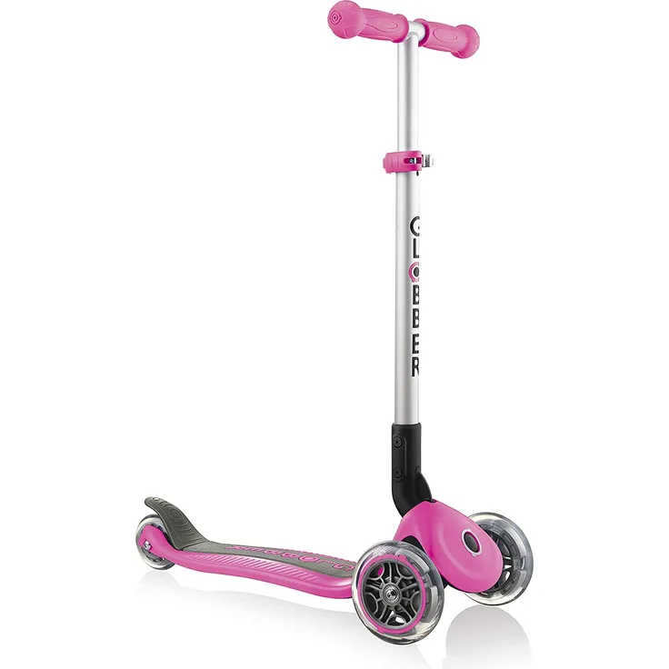 Globber Mädchen Primo Foldable, pink Scooter, One Size