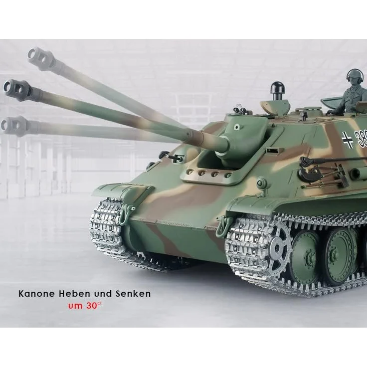 Ferngesteuerter Panzer "Jagdpanther" Heng Long 1:16 mit Rauch&Sound und Stahlgetriebe - V7. 0 - 2,4Ghz -PRO – Bild 5