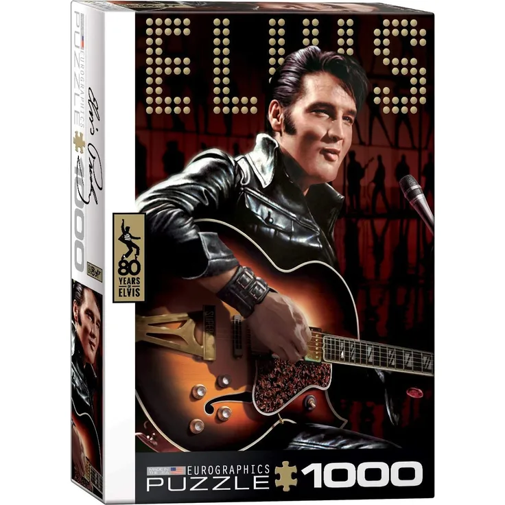 EuroGraphics 'Elvis Hochformat Puzzle (1000, Mehrfarbig)