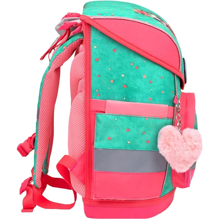 Compact Cute Sloth Schulranzen Set 4 tlg. mit Brustgurt für Mädchen – Bild 4