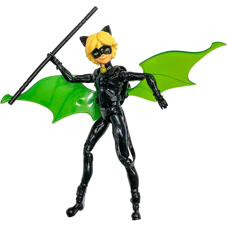 Bandai - Miraculous - Mini-Puppe - Cat Noir - 12cm-Gelenkpuppe & Zubehör - P50403 – Bild 3