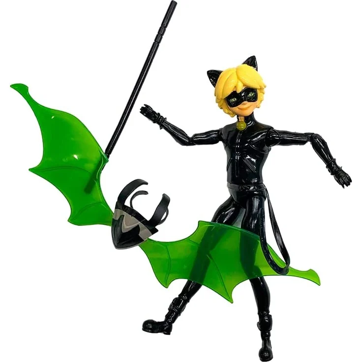 Bandai - Miraculous - Mini-Puppe - Cat Noir - 12cm-Gelenkpuppe & Zubehör - P50403 – Bild 4