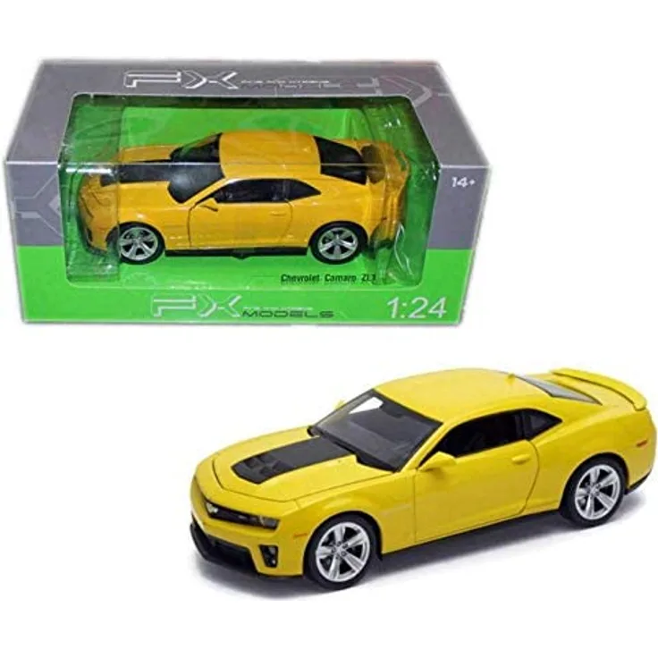 Welly 24042 Chevrolet Camaro ZL1 gelb Maßstab 1:24 Modellauto