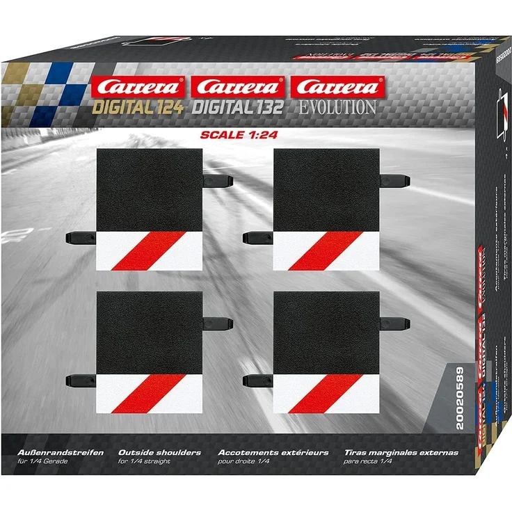 Carrera 20020589 - Randstreifen 1/4 Gerade (2) – Bild 1