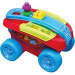 Mega Bloks DXH35 ABC Lernzug zusammenbaubarer Zug aus Bausteinen, Spielzeug ab 12 Monate