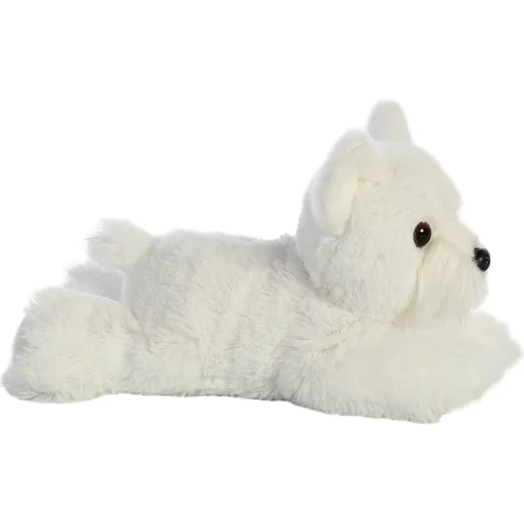 Aurora, 31768, Mini Flopsies Westhighland Terrier, 20cm, Plüschtier, weiß – Bild 2