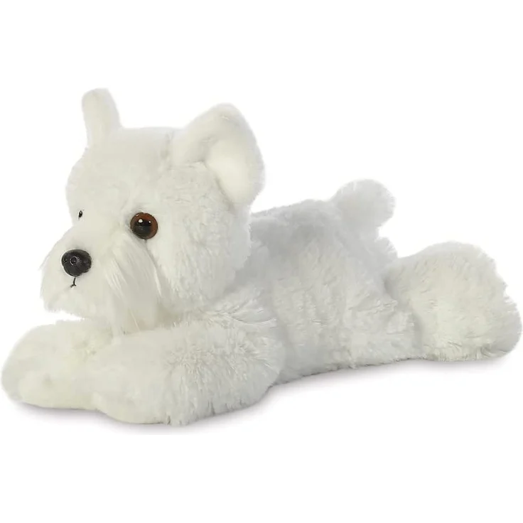 Aurora, 31768, Mini Flopsies Westhighland Terrier, 20cm, Plüschtier, weiß – Bild 3