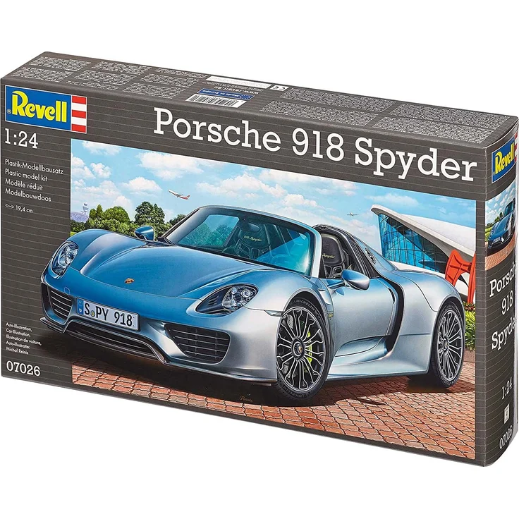 Revell Modellbausatz Auto 1:24 - Porsche 918 Spyder im Maßstab 1:24, Level 4, originalgetreue Nachbildung mit vielen Details, 07026 – Bild 13
