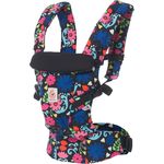 Ergobaby Adapt Babytrage für Neugeborene, 3-in-1 Baby Tragesystem Ergonomisch, Babytragetasche Bauchtrage, French Bull Flores