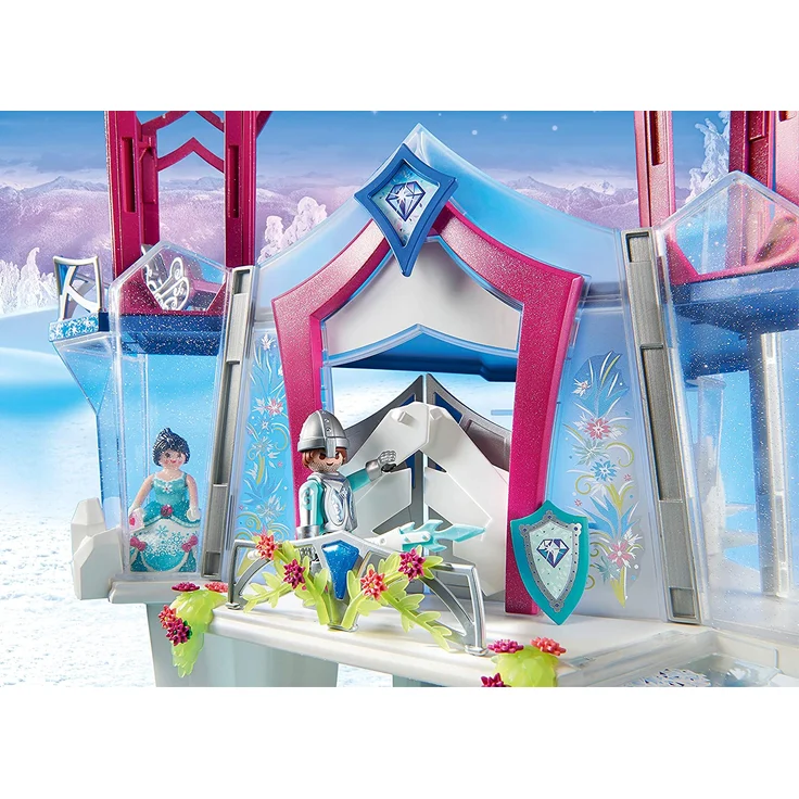 PLAYMOBIL Magic 9469 Funkelnder Kristallpalast mit Leuchtkristall, Inkl. Farbwechsel-Kleidung, Ab 4 Jahren – Bild 5
