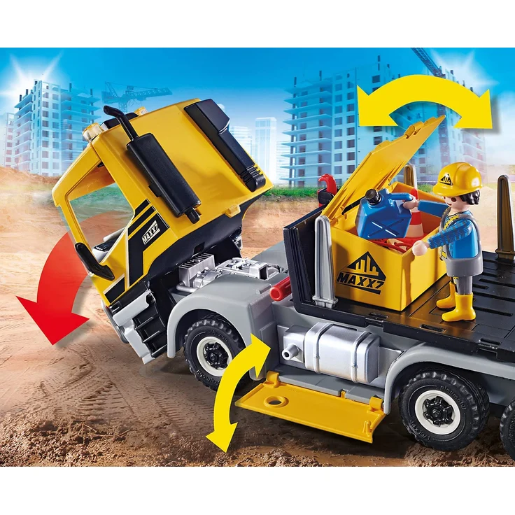 Playmobil 70444 - City Action - LKW mit Wechselaufbau – Bild 3