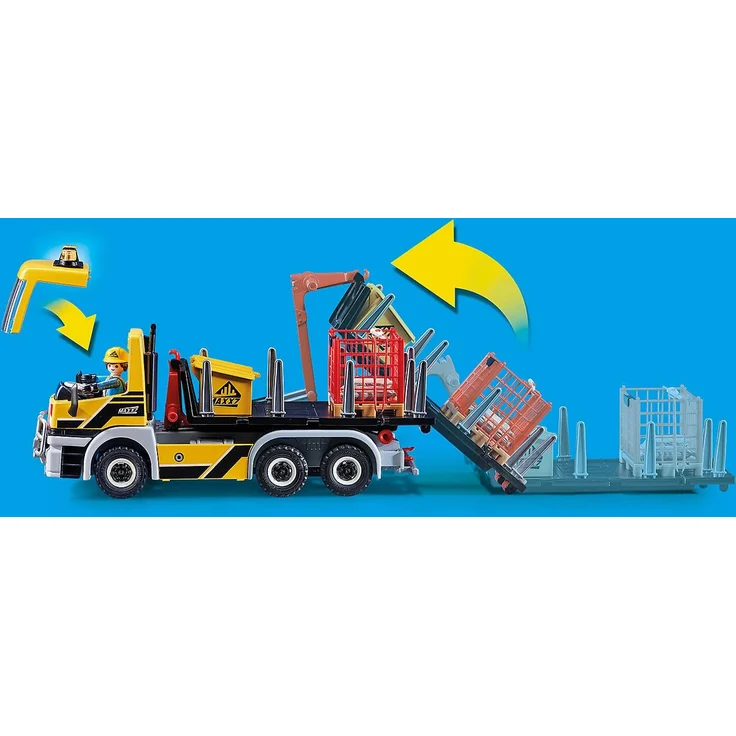 Playmobil 70444 - City Action - LKW mit Wechselaufbau – Bild 6