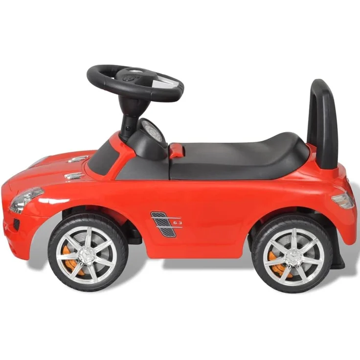 vidaXL Mercedes Benz Kinderauto Fußantrieb Rot – Bild 4